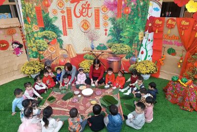 Hình ảnh bé đón Tết nguyên đán 2026