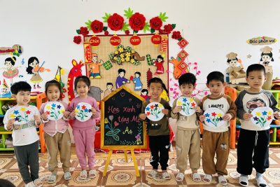 BÉ LÀM HOA XINH TẶNG MẸ-LỚP A4