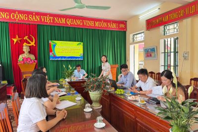 TRƯỜNG MẦM NON GIAO LONG ĐÓN ĐOÀN KIỂM TRA  CỦA SỞ GD& ĐT TỈNH NINH BÌNH